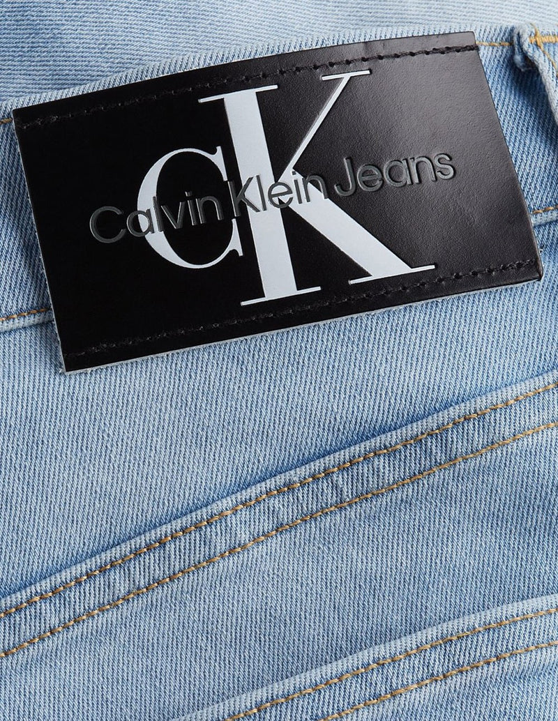Pantalón Corto Vaquero Calvin Klein Jeans Slim Azul Hombre