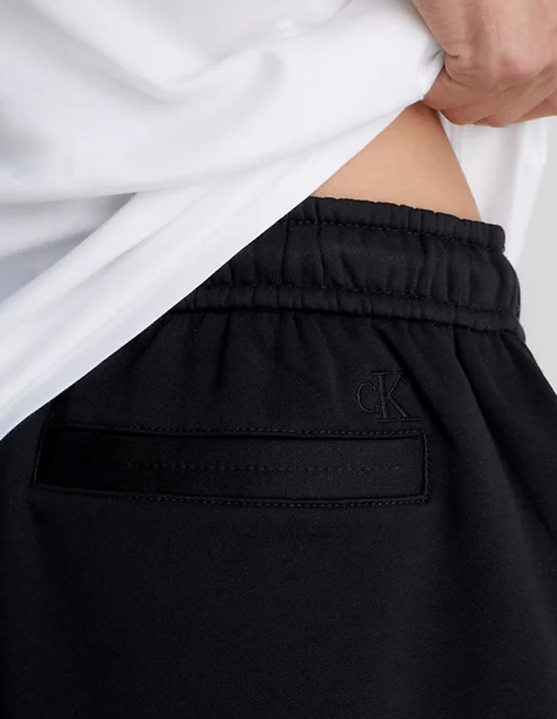 Pantalón de Chándal Calvin Klein Jeans Holgado con Logo Negro Hombre J30J322925BEH NEGRO