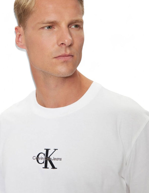 Camiseta Calvin Klein Jeans con Logo Blanca Hombre