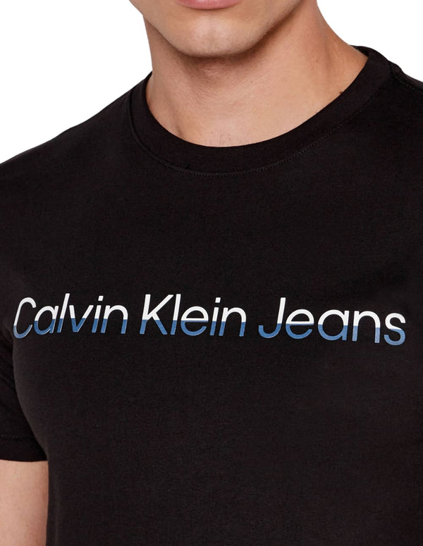 Camiseta Calvin Klein Jeans Institutional Logo Negra Hombre