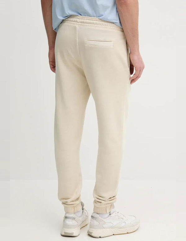 Pantalón de Chándal Calvin Klein Jeans con Logo Beige Hombre