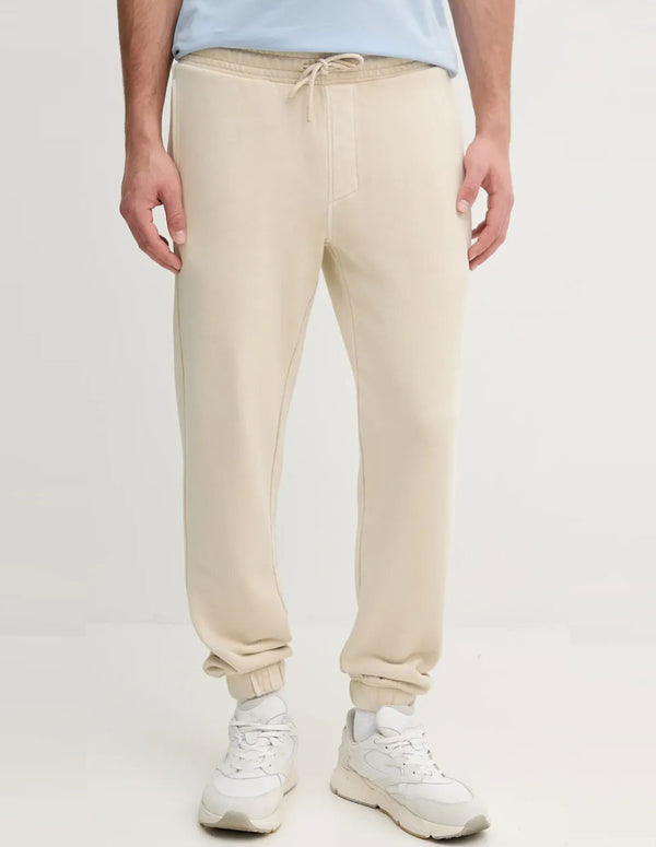 Pantalón de Chándal Calvin Klein Jeans con Logo Beige Hombre