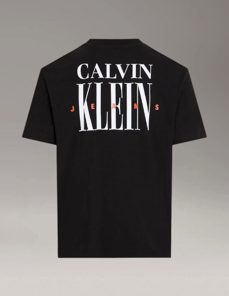 Camiseta Calvin Klein Jeans con Logo Negra Hombre