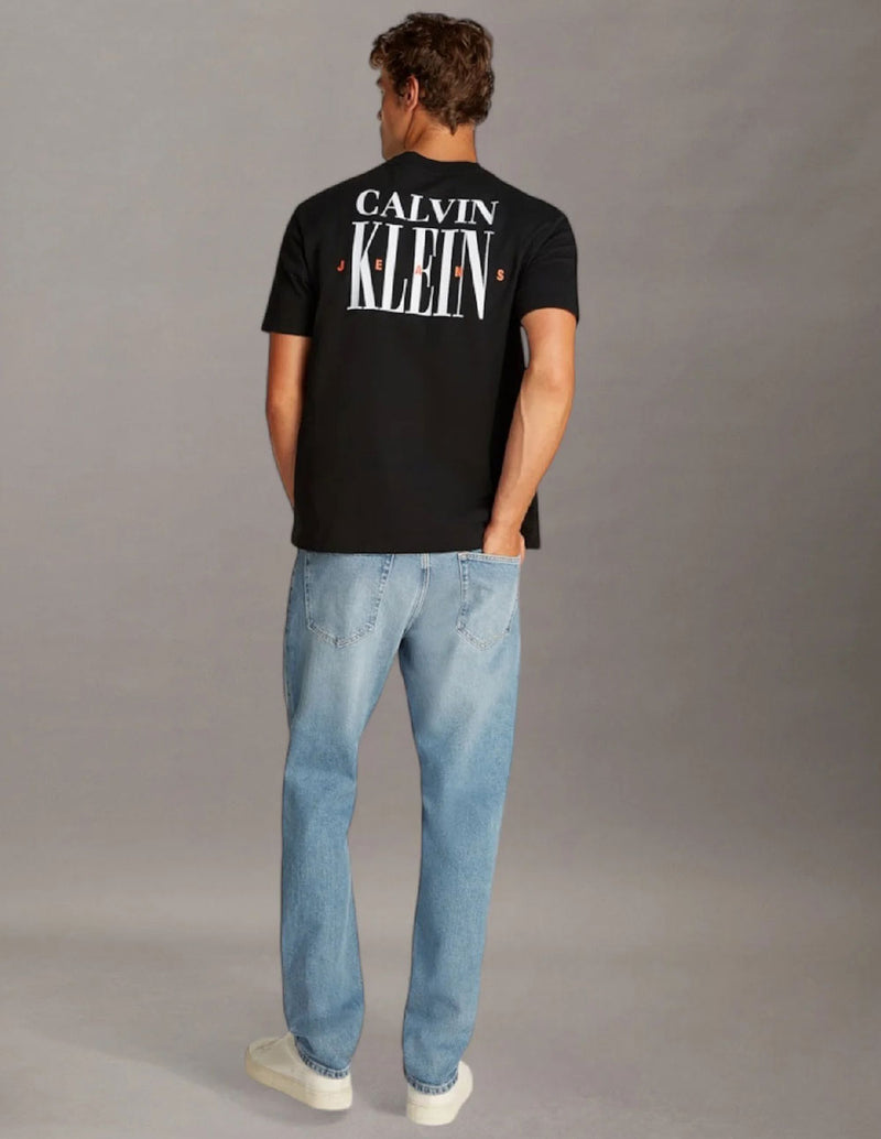 Camiseta Calvin Klein Jeans con Logo Negra Hombre