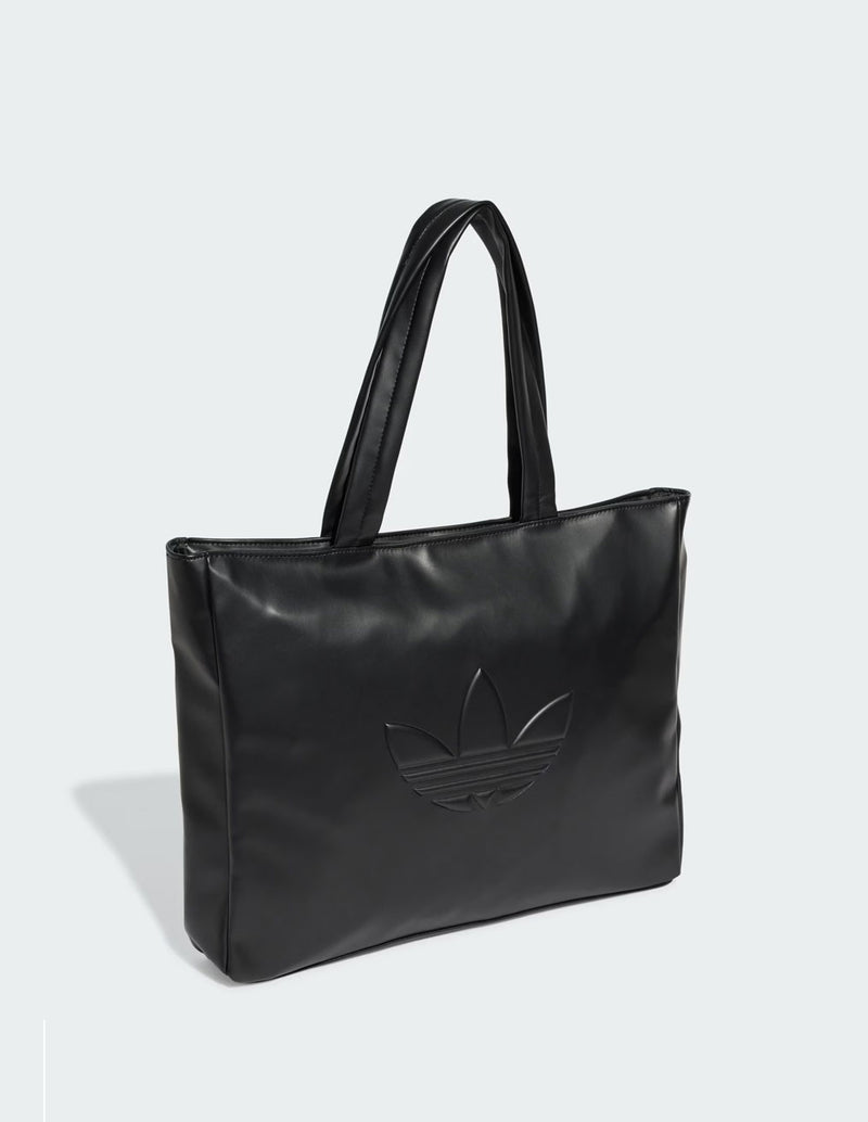 Bolso Shopper adidas Polyurethane Outline Trefoil Negro Mujer 46 x 37 x 7