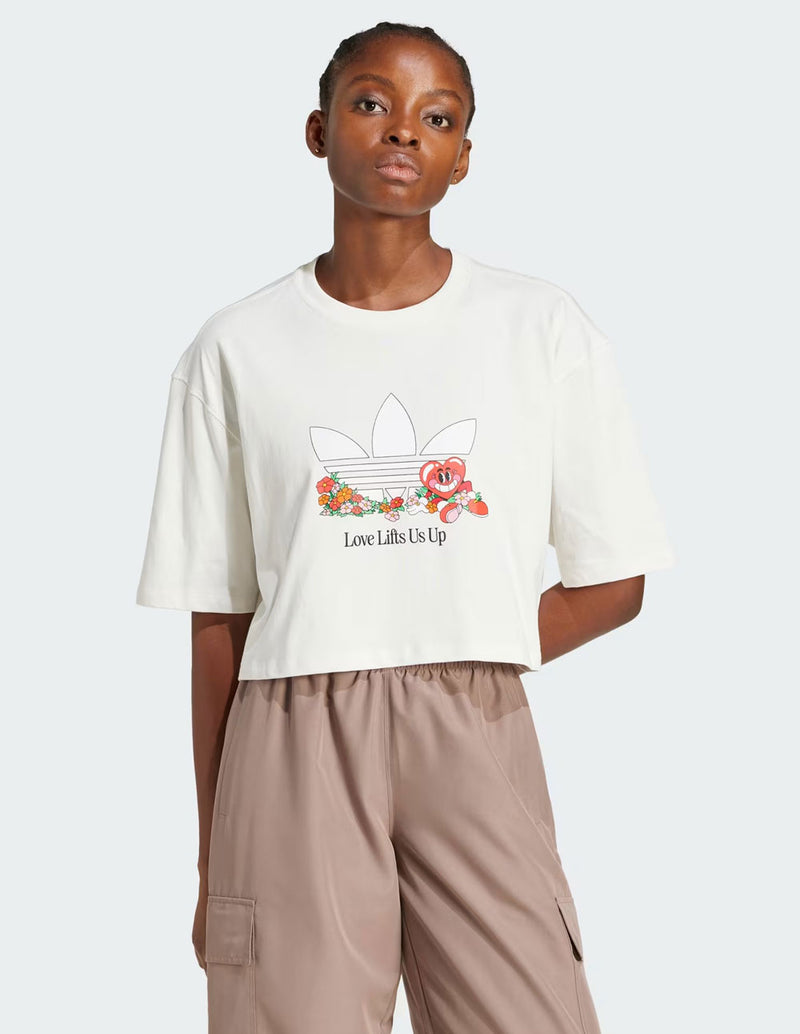 Camiseta adidas Graphic Blanca Mujer