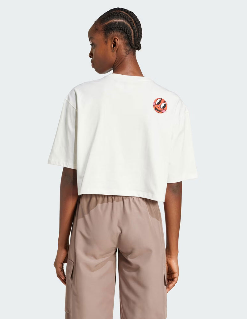Camiseta adidas Graphic Blanca Mujer
