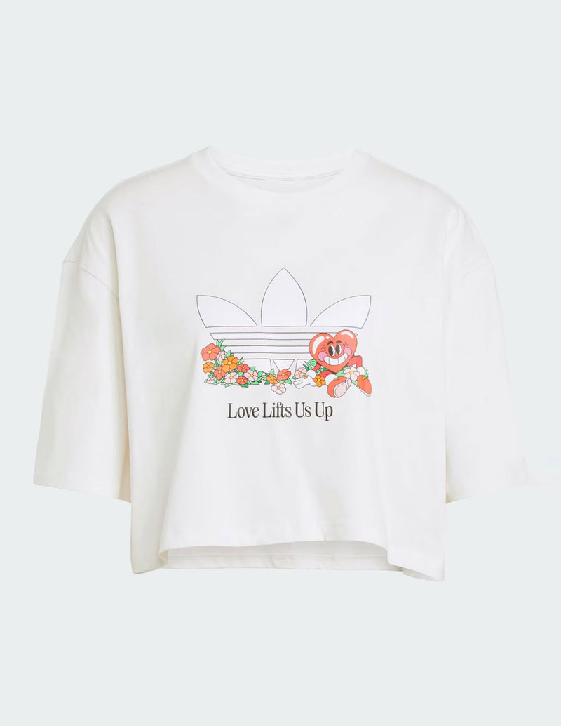 Camiseta adidas Graphic Blanca Mujer