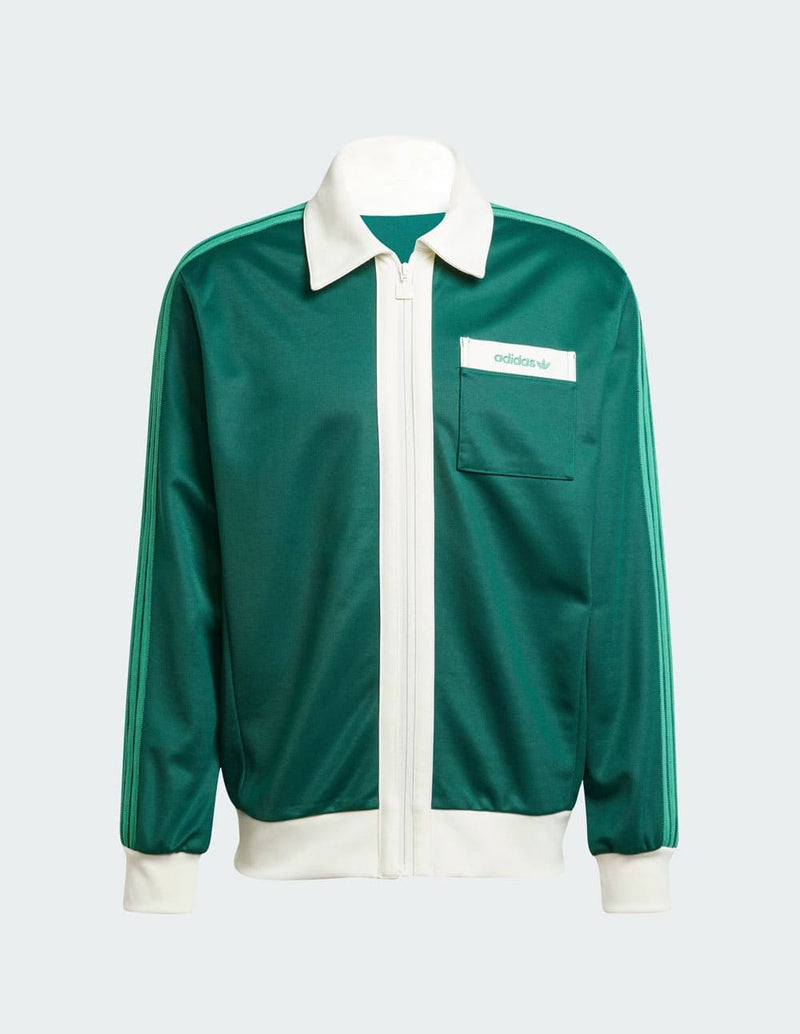 Chaqueta adidas con Logo y Bolso Verde Hombre