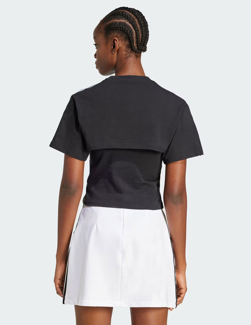 Camiseta adidas Cutout Cali Negra Mujer