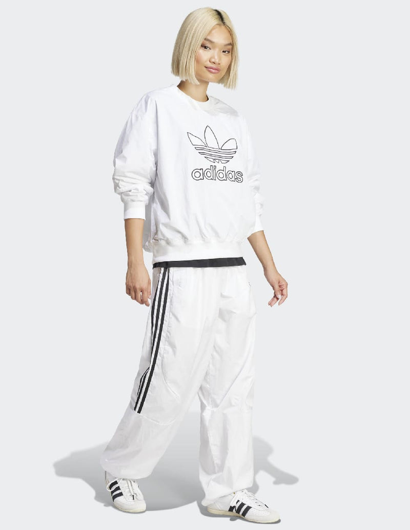 Pantalón adidas Teamgeist Oversized Blanco Mujer