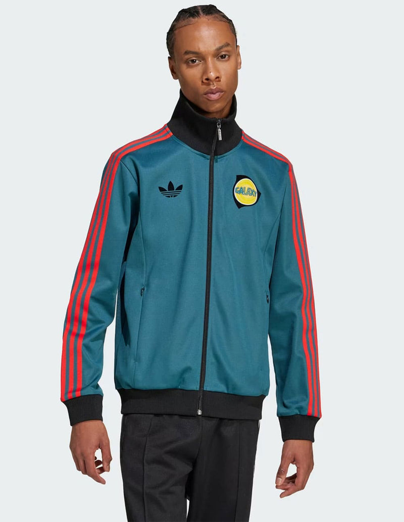 Azul Cazadora Adidas Chaqueta Adidas 2024 LA Galaxy Beckenbauer