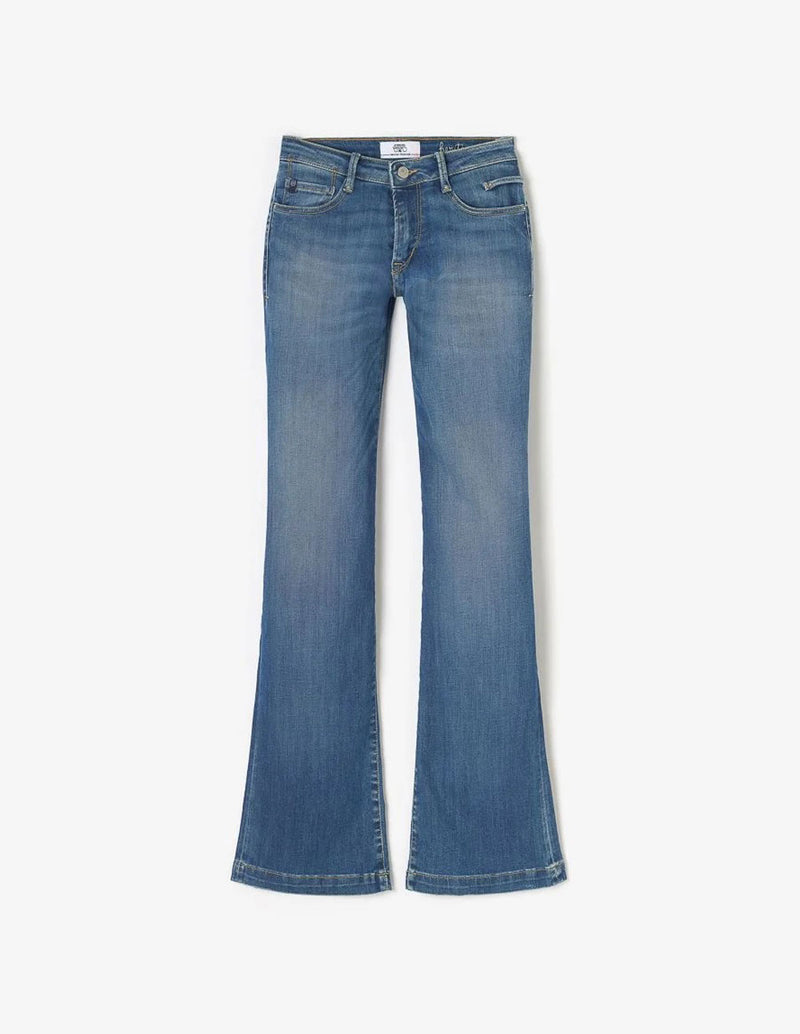 Pantalón Vaquero Le Temps des Cerises Divi Acampanado Azul Mujer