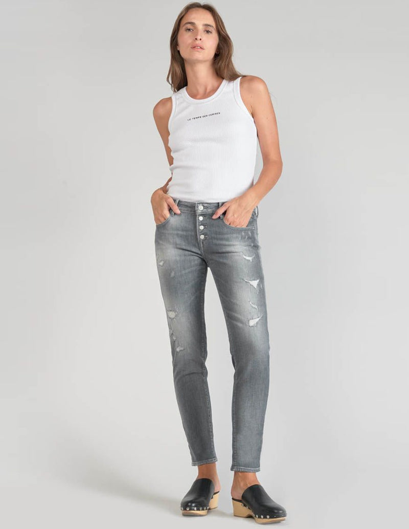 Le Temps des Cerises Goudes Gray Women's Jeans