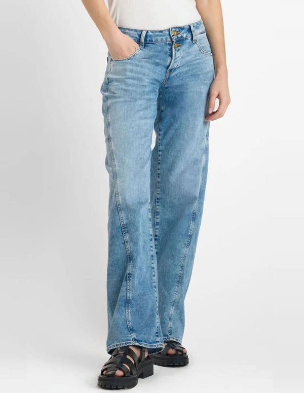 Pantalón Vaquero Le Temps des Cerises Lauryn Twist Azul Mujer