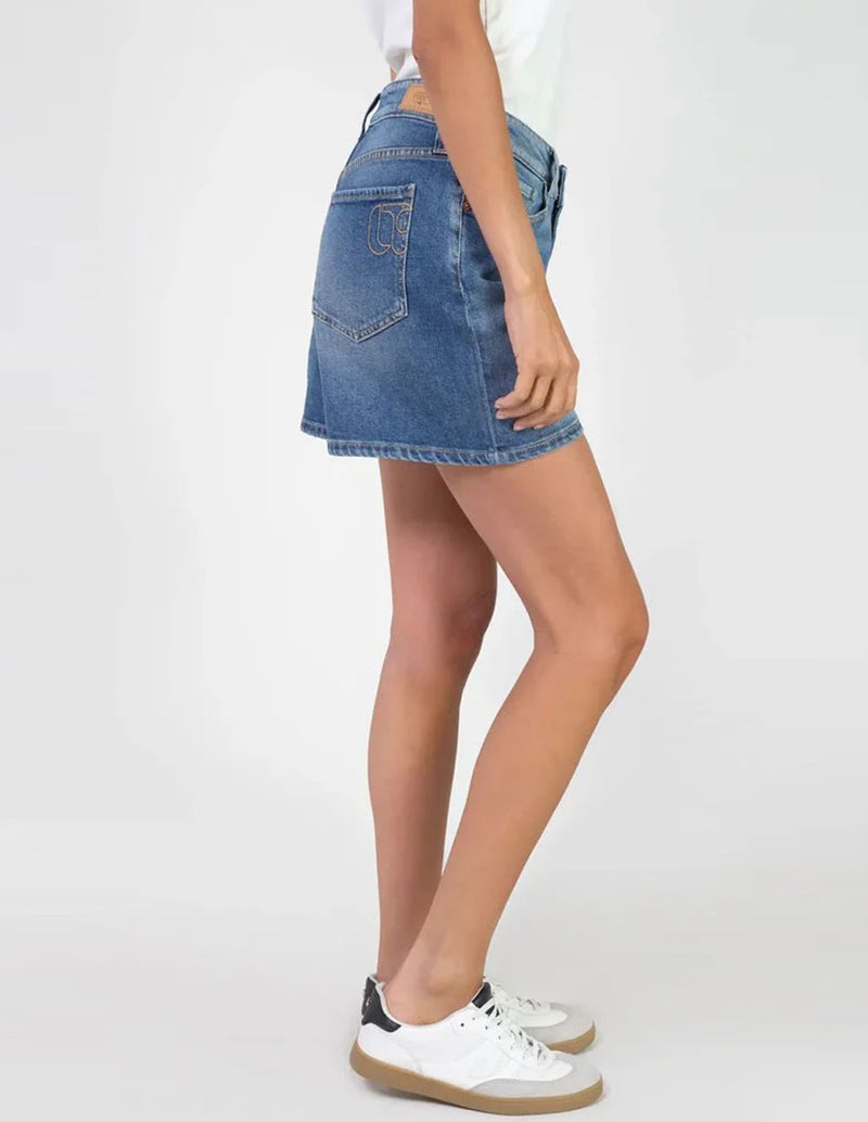 Pantalón Corto Le Temps des Cerises Muda Azul Mujer