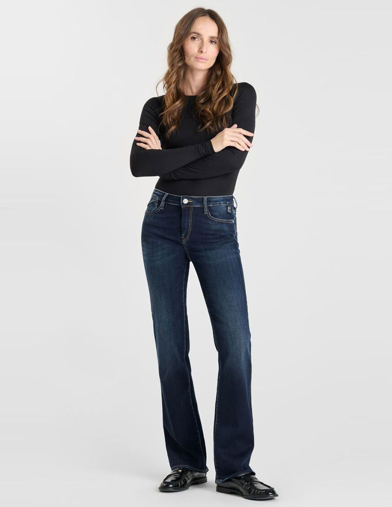 Pantalón Vaquero Le Temps des Cerises Power Bootcut  Azul Mujer