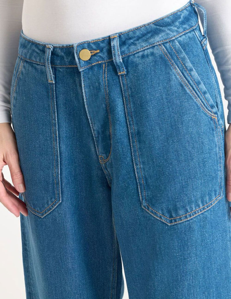 Pantalón Le Temps des Cerises Victoria Azul Mujer