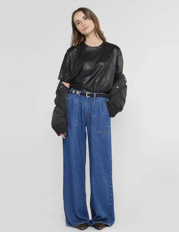 Pantalón Le Temps des Cerises Victoria Azul Mujer