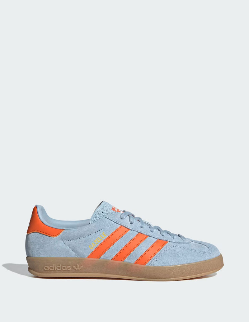 adidas Gazelle Indoor Azules y Naranjas Unisex