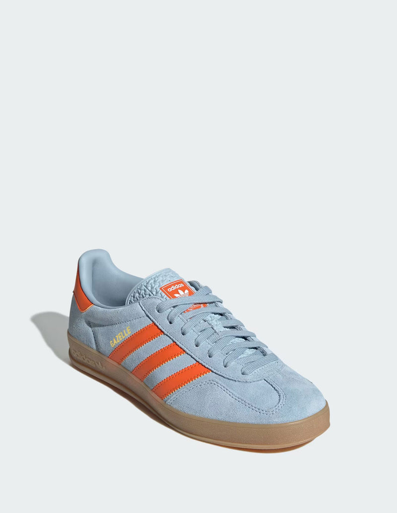 adidas Gazelle Indoor Azules y Naranjas Unisex