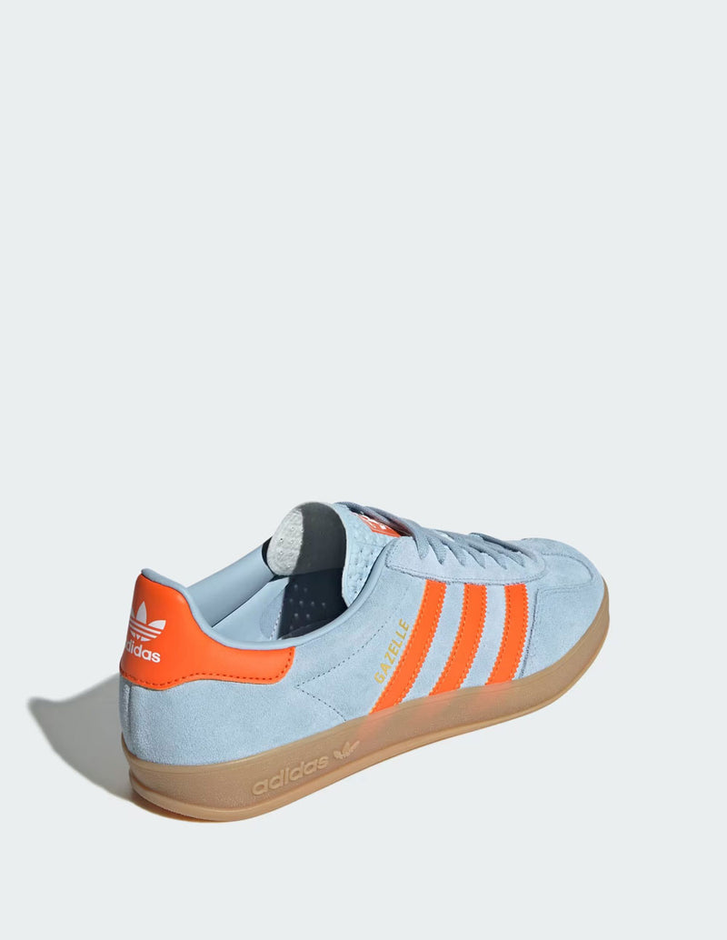 adidas Gazelle Indoor Azules y Naranjas Unisex