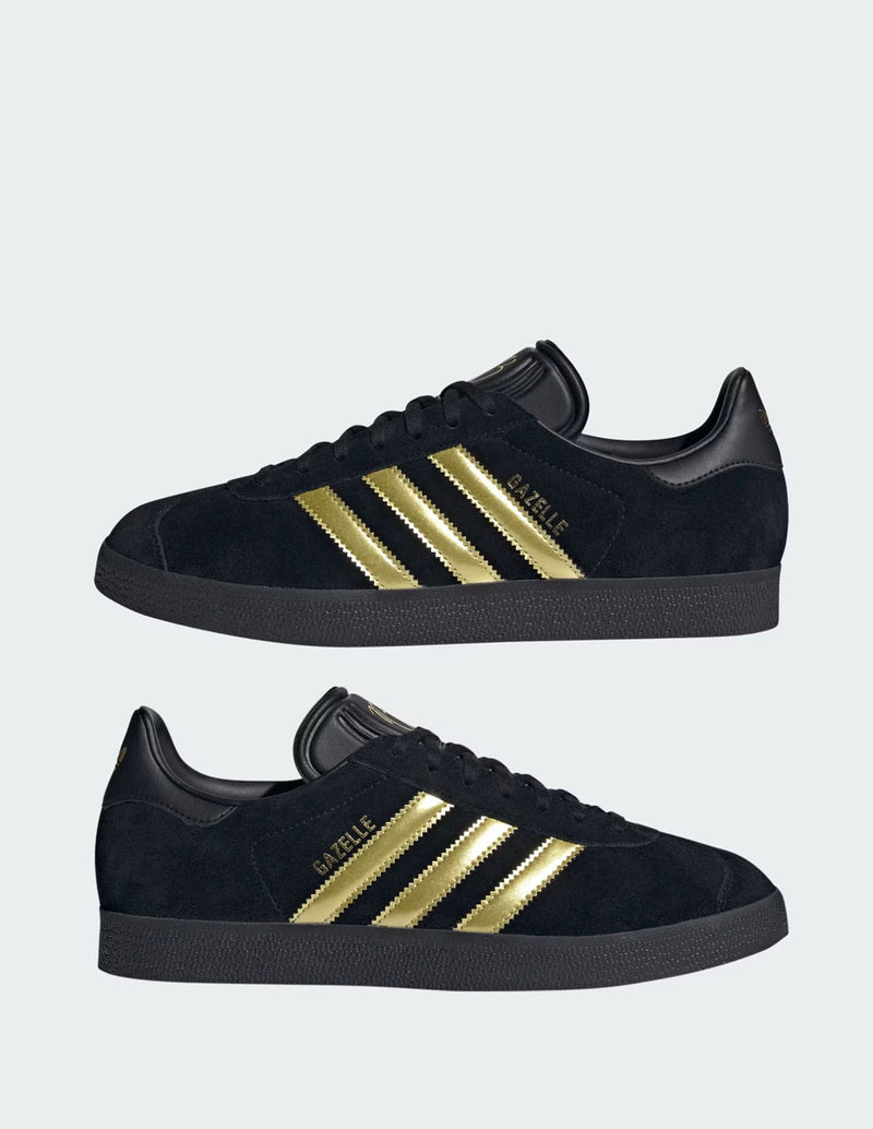 adidas Gazelle Bellinghan Negras y Doradas Unisex