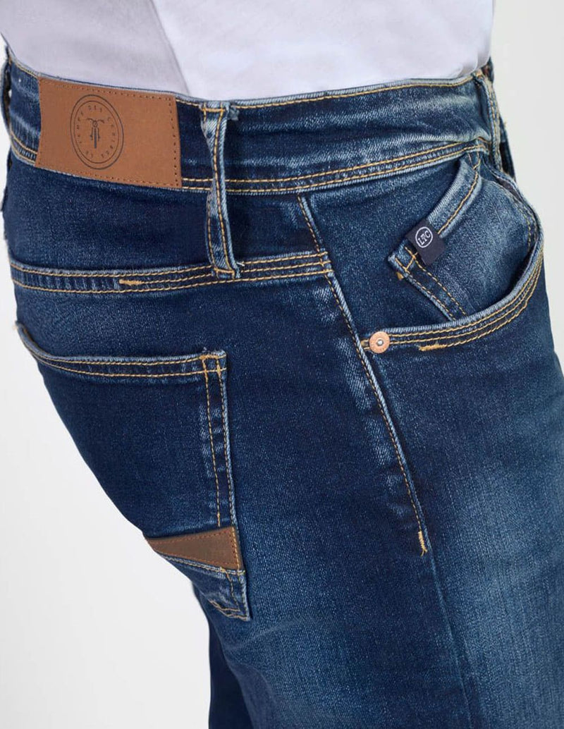 Pantalón Vaquero Le Temps des Cerises Regular Basic Azul Hombre