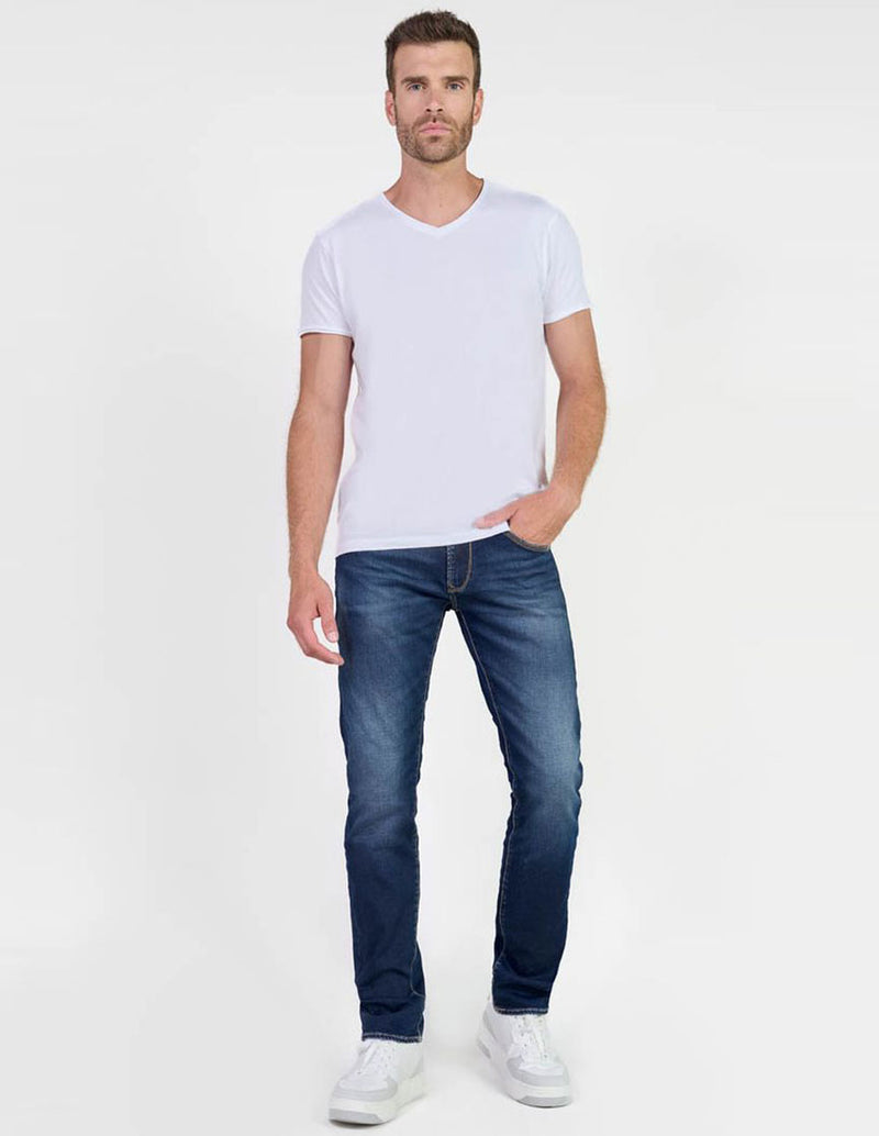 Pantalón Vaquero Le Temps des Cerises Regular Basic Azul Hombre