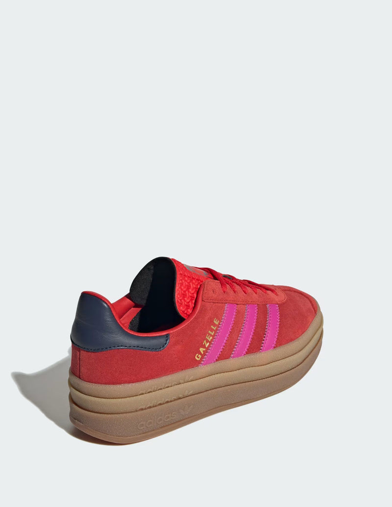 adidas Gazelle Bold Rojas y Rosas Mujer