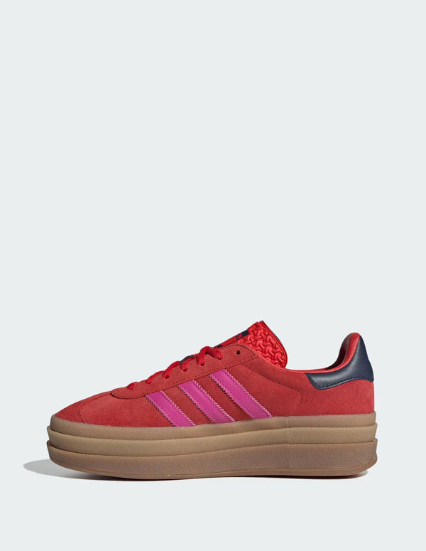 adidas Gazelle Bold Rojas y Rosas Mujer