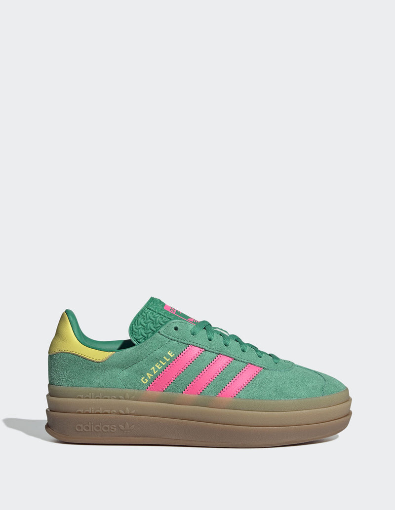 adidas Gazelle Bold Verdes y Rosas Mujer JH9668