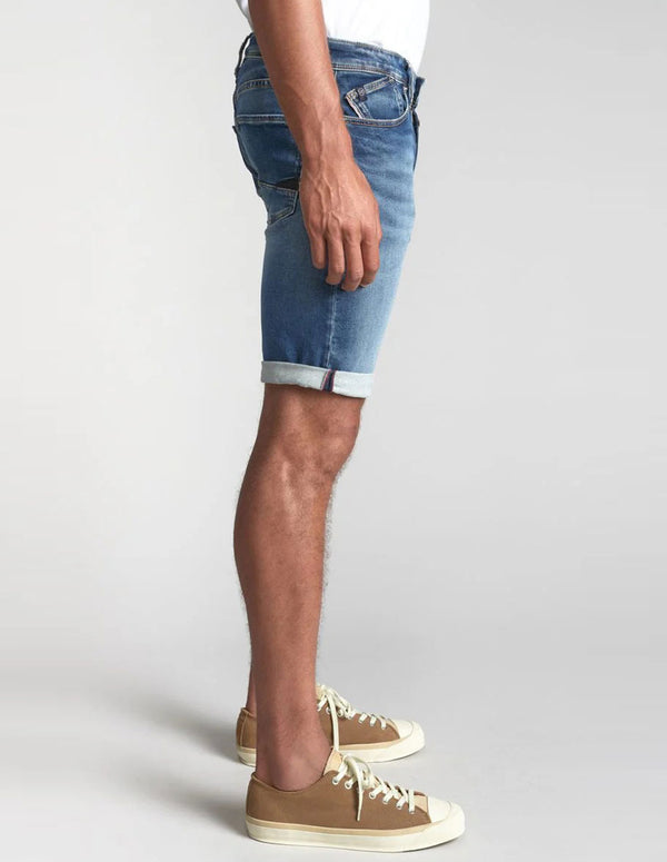 Pantalón Corto Le Temps des Cerises Vaquero Azul Hombre