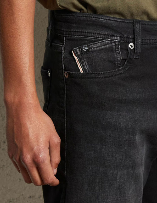 Pantalón Corto Le Temps des Cerises con Logo Negro Hombre