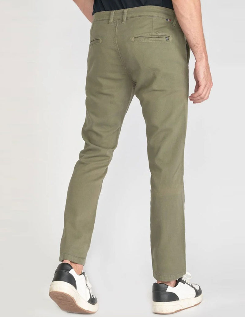 Pantalón Chino Le Temps des Cerises Kurt Verde Hombre