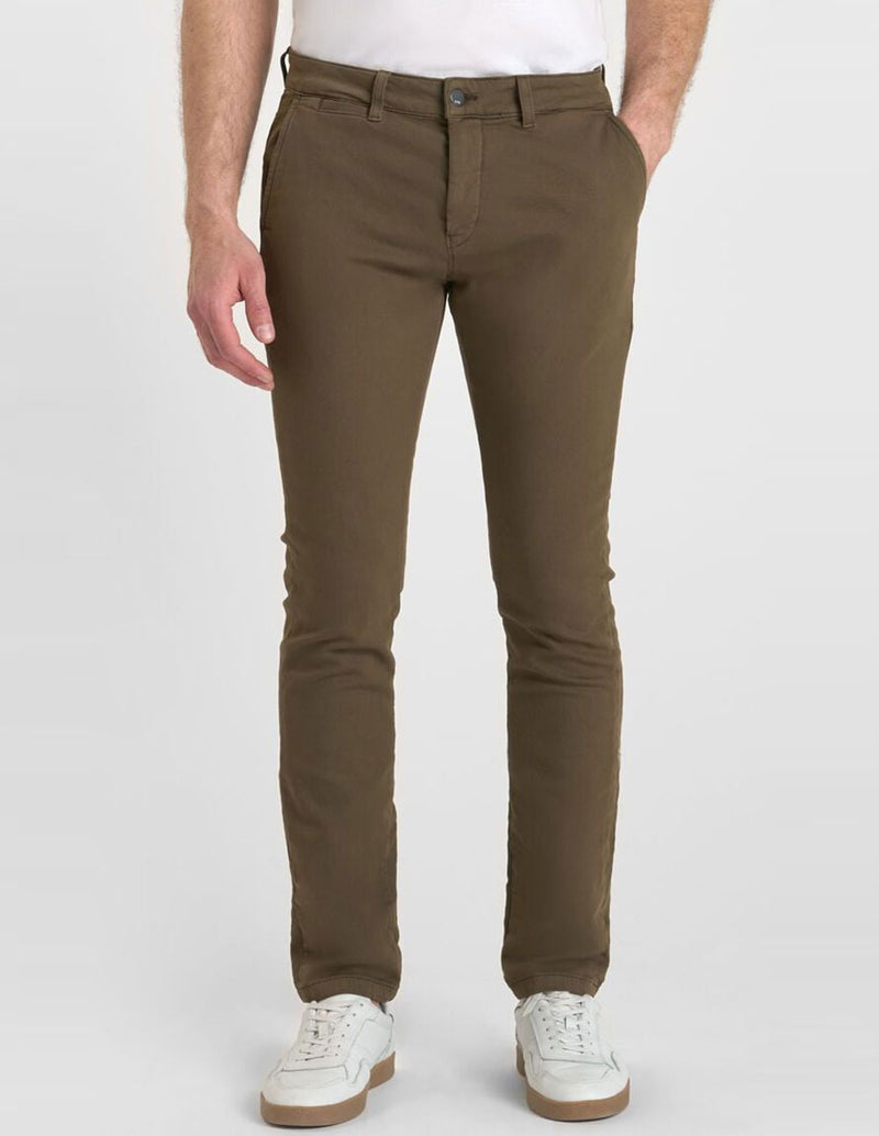 Pantalón Chino Le Temps des Cerises Kurt Marrón Hombre