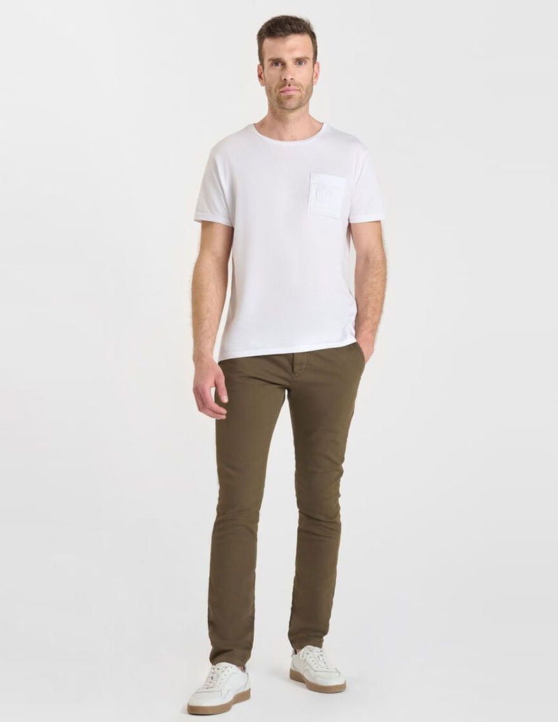 Pantalón Chino Le Temps des Cerises Kurt Marrón Hombre