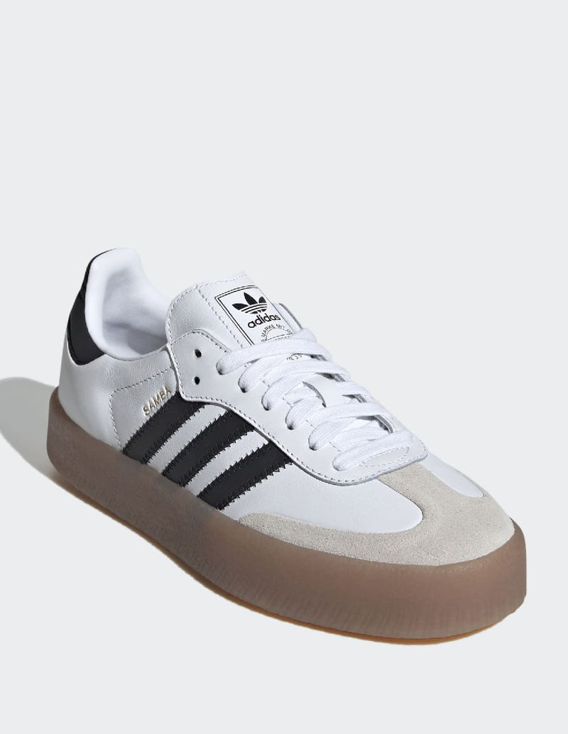 adidas Sambae Blancas y Negras Mujer