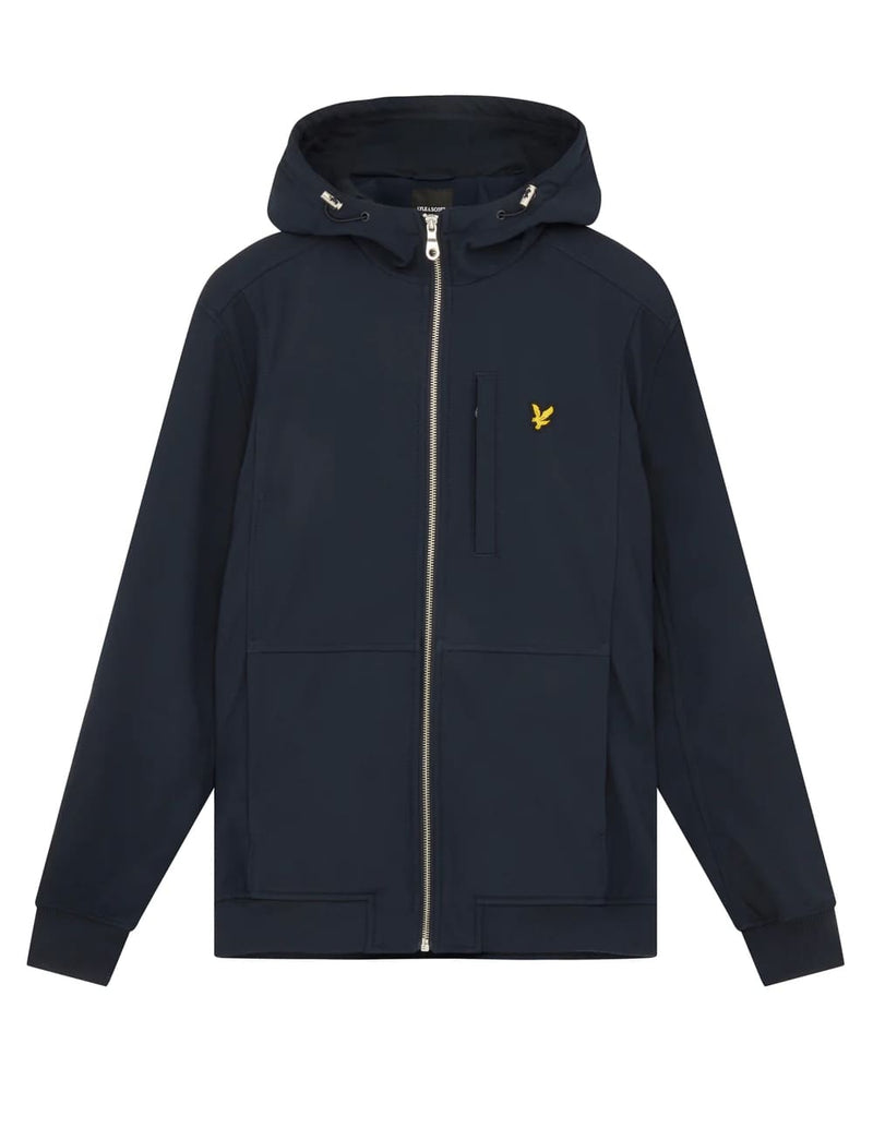 Chaqueta Lyle & Scott Fleece Lined Softshell Azul Marino Hombre