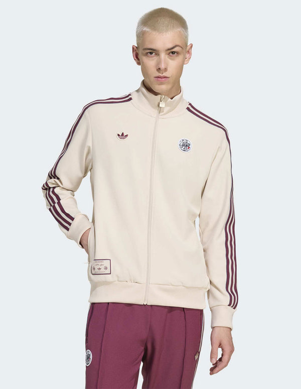 Sudadera adidas Ajax Amsterdam Terrace Icons Beige Hombre