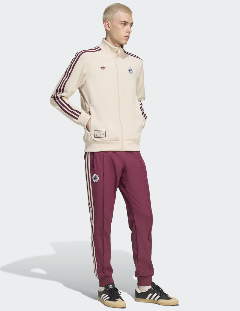 Sudadera adidas Ajax Amsterdam Terrace Icons Beige Hombre