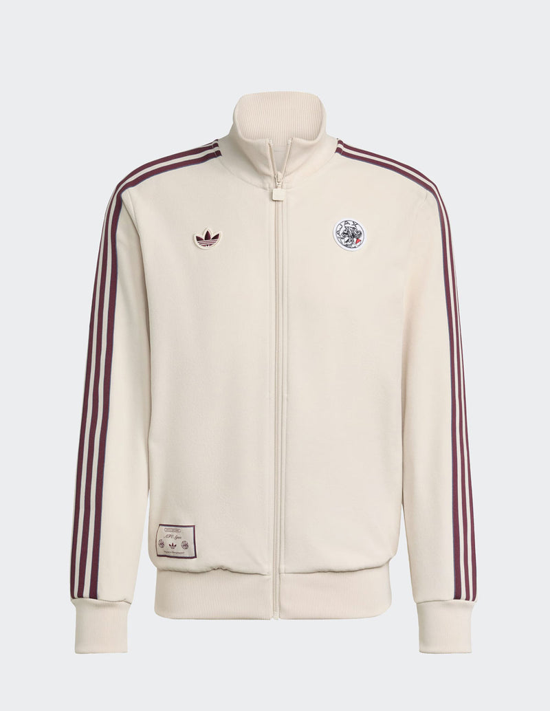 Sudadera adidas Ajax Amsterdam Terrace Icons Beige Hombre