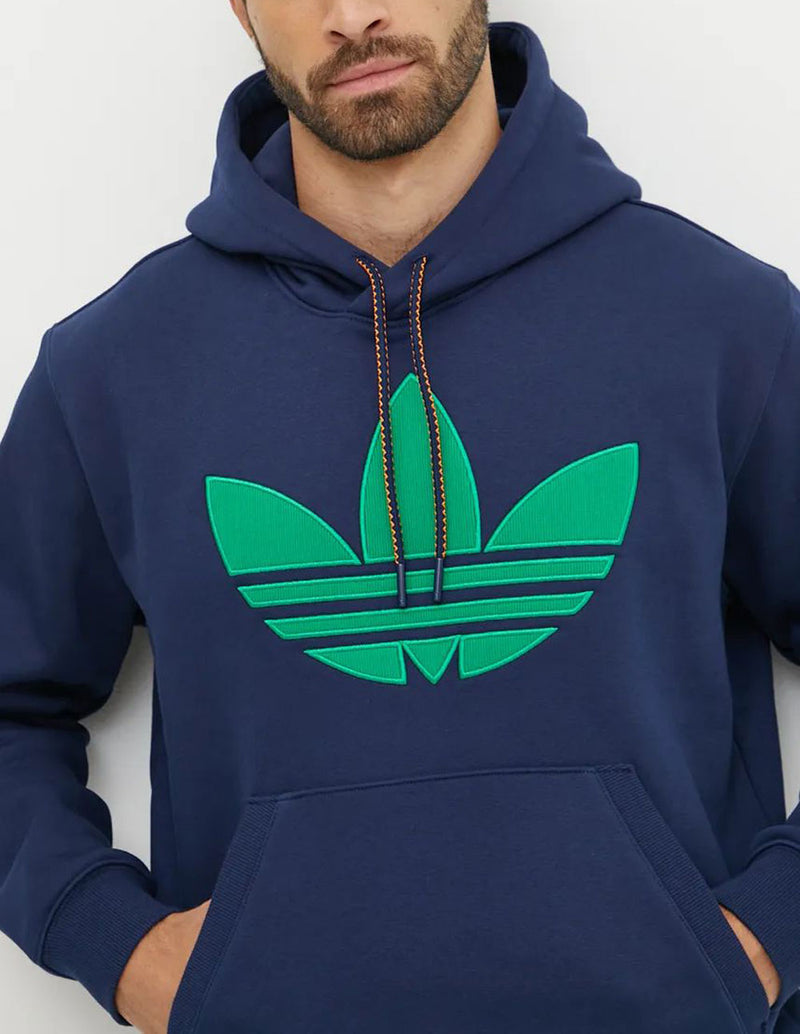 Sudadera con Capucha adidas con Logo Azul Hombre