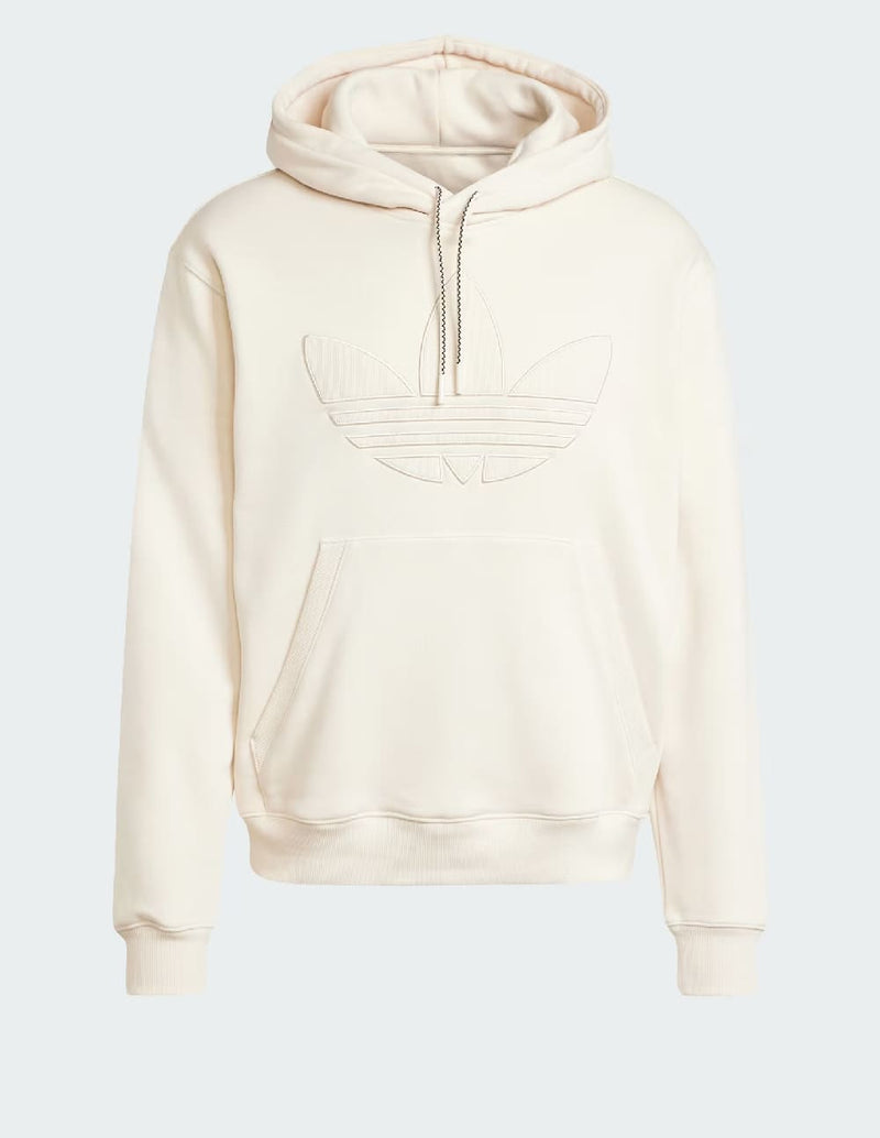 Sudadera con Capucha adidas 70s Beige Hombre