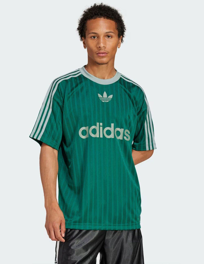 Camiseta adidas con Logo Verde Hombre