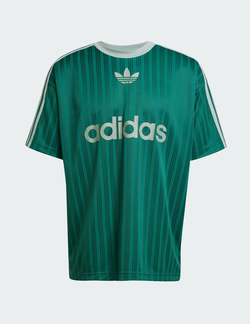 Camiseta adidas con Logo Verde Hombre