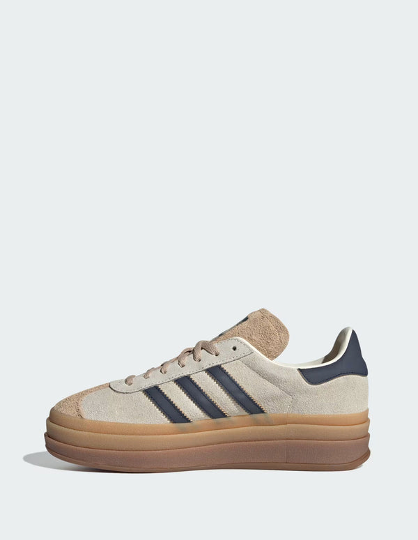 adidas Gazelle Bold Beiges y Azules Mujer