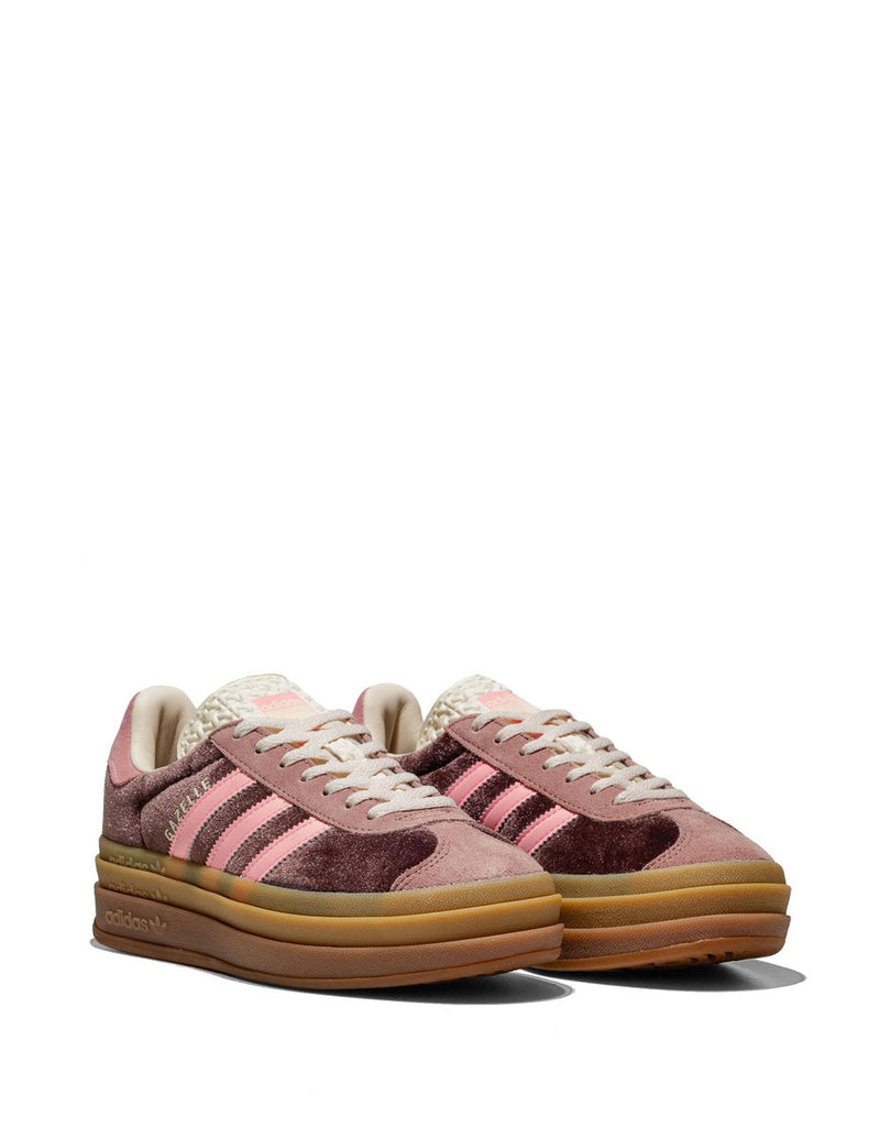 adidas Gazelle Bold Marrones y Rosas Mujer