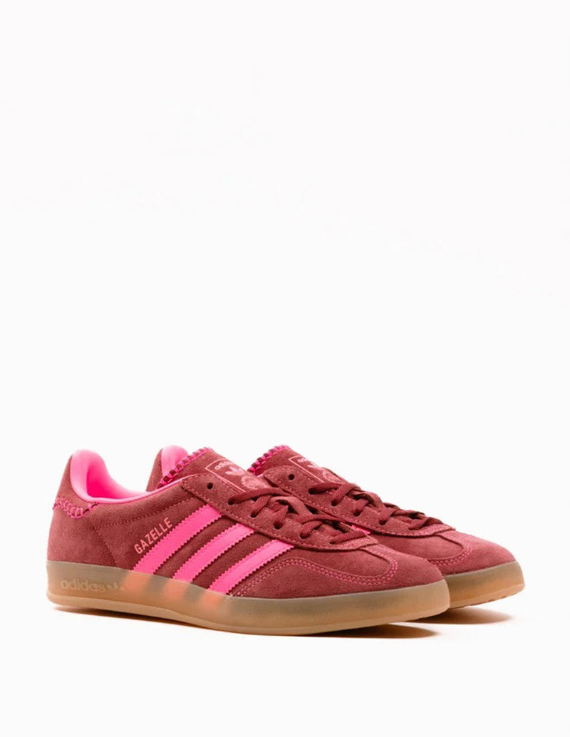 adidas Gazelle Indoor Rojas y Rosas Mujer