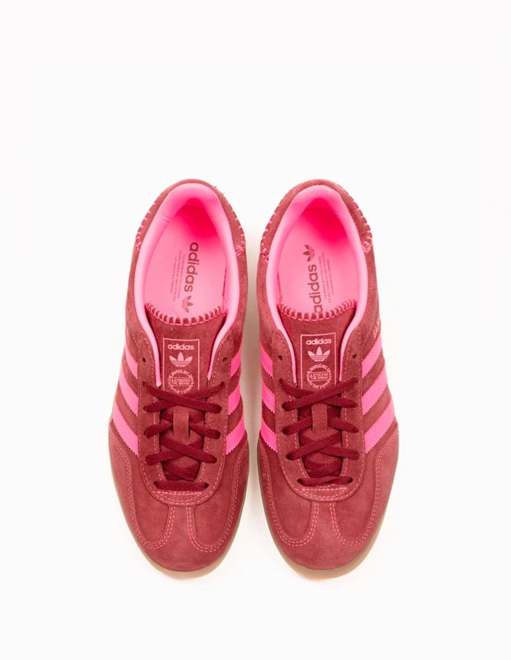 adidas Gazelle Indoor Rojas y Rosas Mujer JS1403